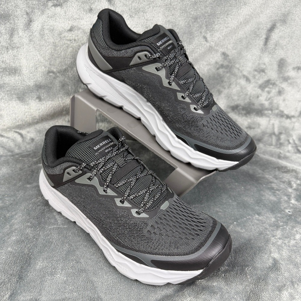Merrell Mens J068407 Gray Quantum Grip Trail Running Shoes Sneakers New
